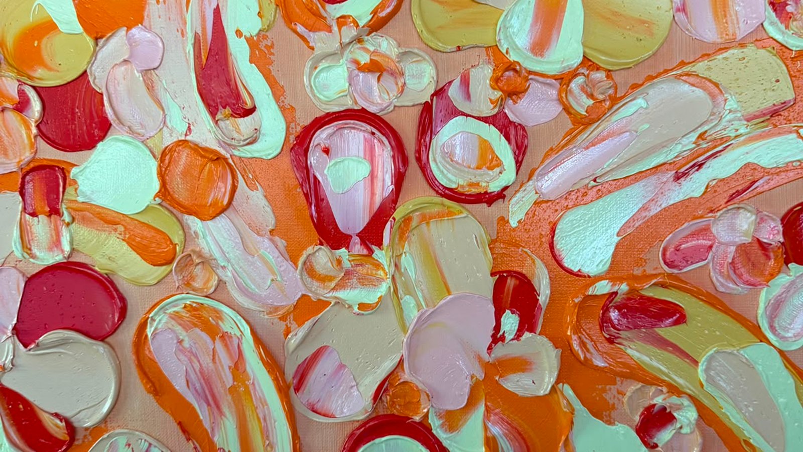 PERZIK label painting detail